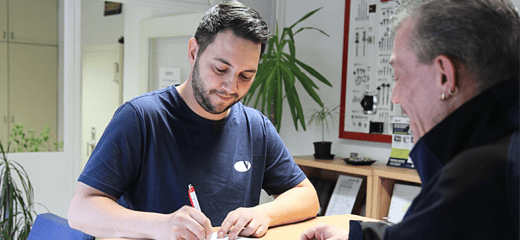 Bild mit Kontaktperson